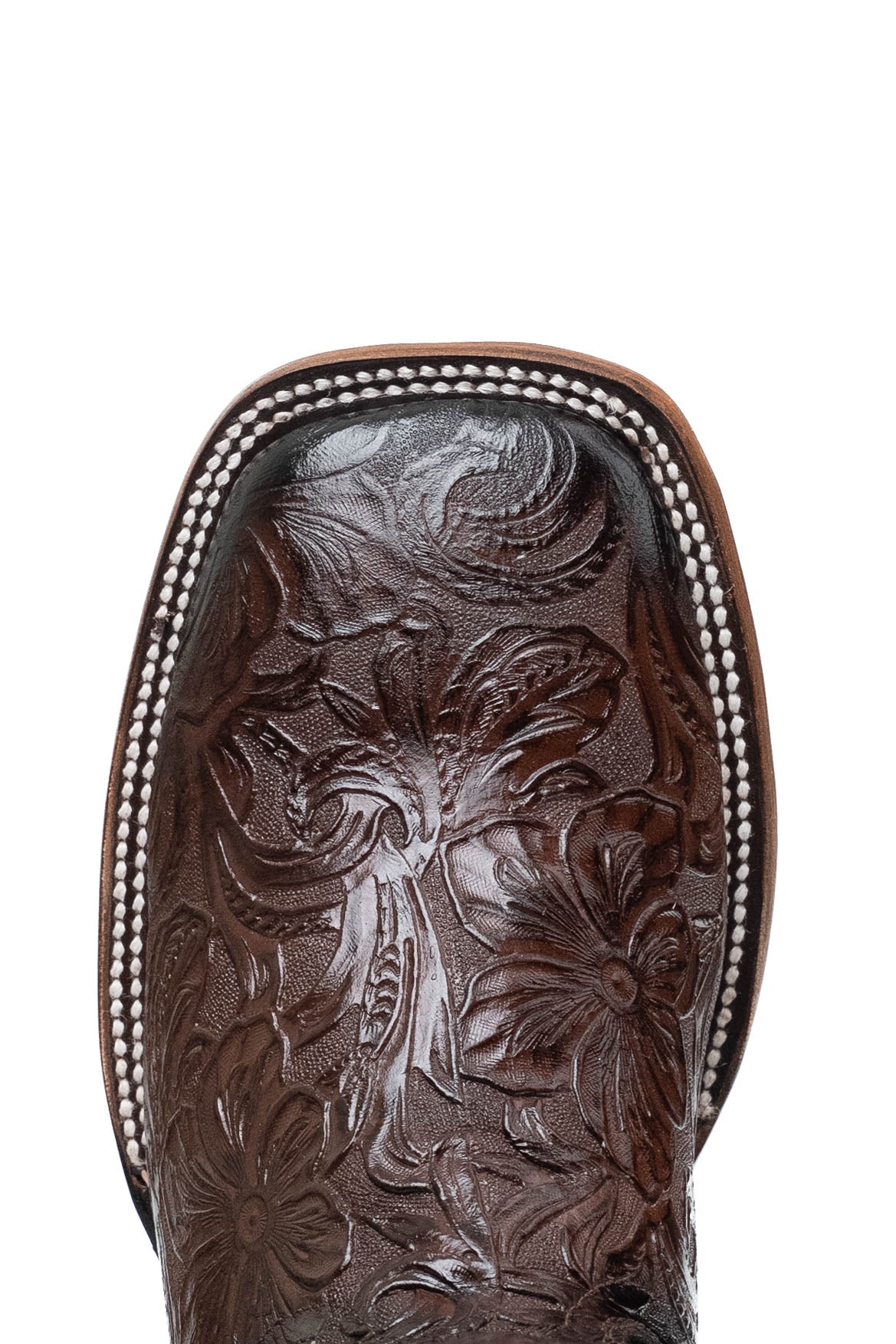 Mila Tooled Square Toe Cowgirl Boot