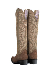 Ariana Python Exotic Tall Snip Toe Cowgirl Boot