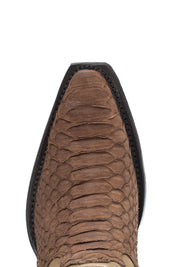 Ariana Python Exotic Tall Snip Toe Cowgirl Boot