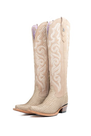 Ariana Python Exotic Tall Snip Toe Cowgirl Boot