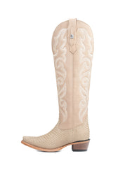 Ariana Python Exotic Tall Snip Toe Cowgirl Boot