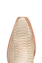 Ariana Python Exotic Tall Snip Toe Cowgirl Boot