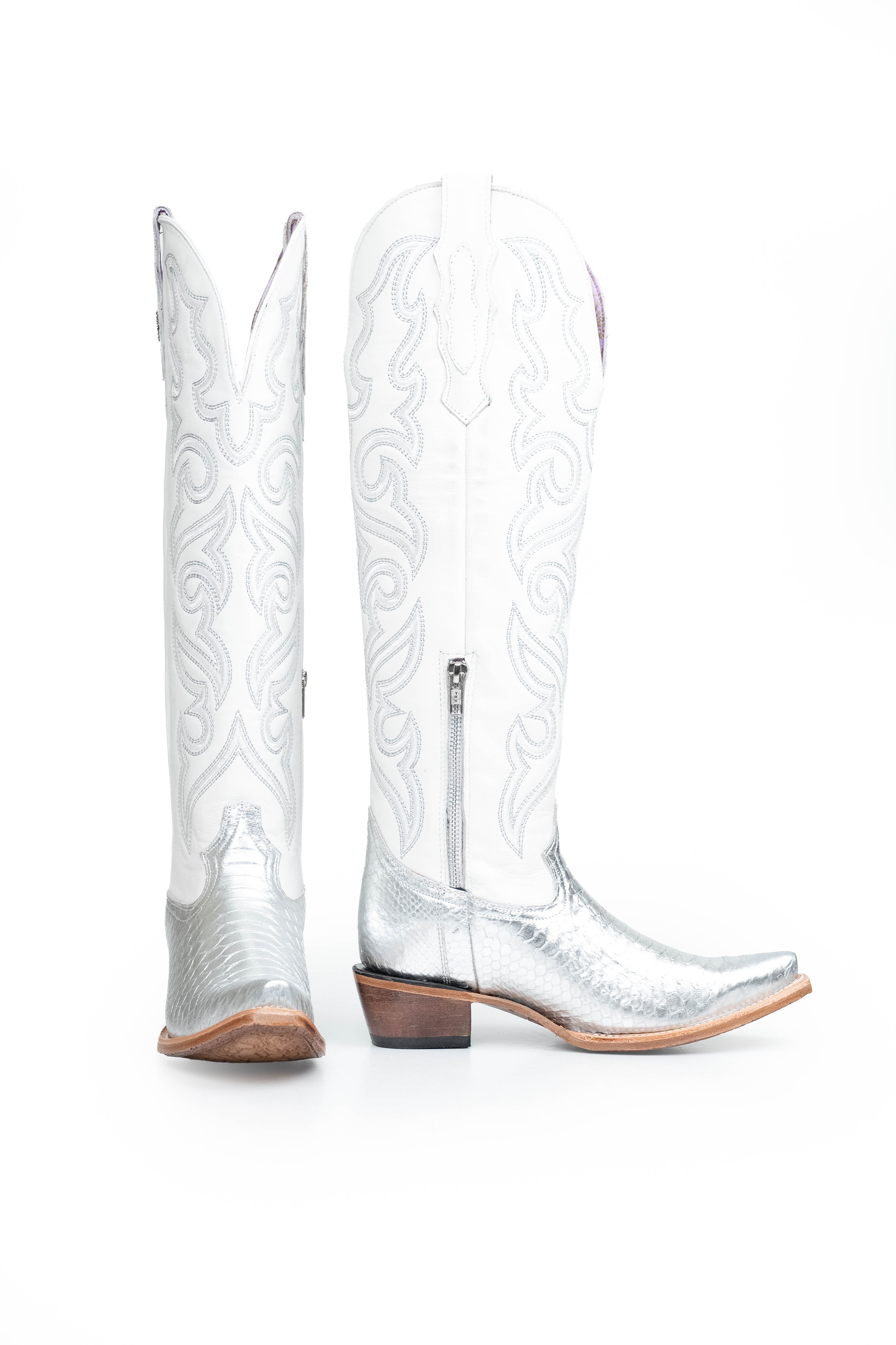 Ariana Python Exotic Tall Snip Toe Cowgirl Boot