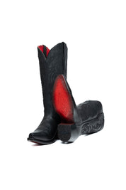 Sally Midi Red Bottom Wide Calf Snip Toe Cowgirl Boot