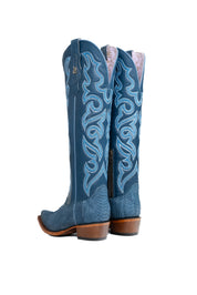 Ariana Python Exotic Tall Snip Toe Cowgirl Boot