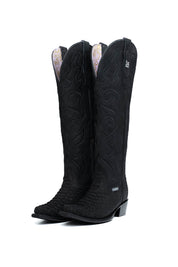 Ariana Python Exotic Tall Snip Toe Cowgirl Boot