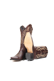 Mia Wide Calf Snip Toe Cowgirl Boot