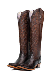 Ariana Python Exotic Tall Snip Toe Cowgirl Boot