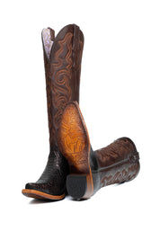Ariana Python Exotic Tall Snip Toe Cowgirl Boot