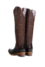 Ariana Python Exotic Tall Snip Toe Cowgirl Boot