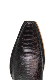 Ariana Python Exotic Tall Snip Toe Cowgirl Boot