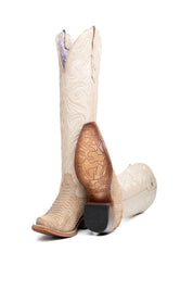 Ariana Python Tall Snip Toe Cowgirl Boot