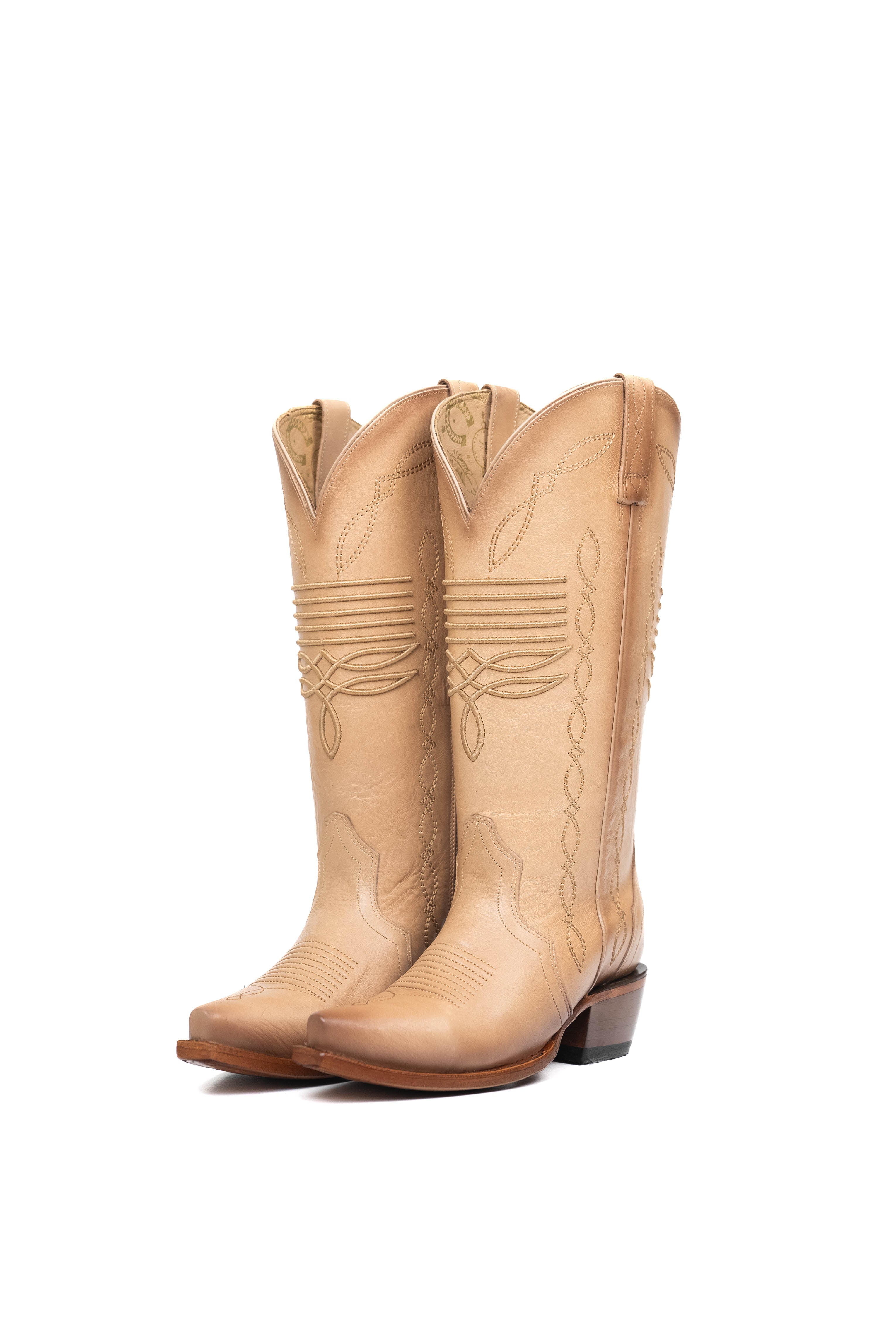 Dalia Midi Wide Calf Snip Toe Cowgirl Boot