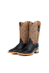 Lucas Exotic Ostrich Square Toe Cowboy Boot