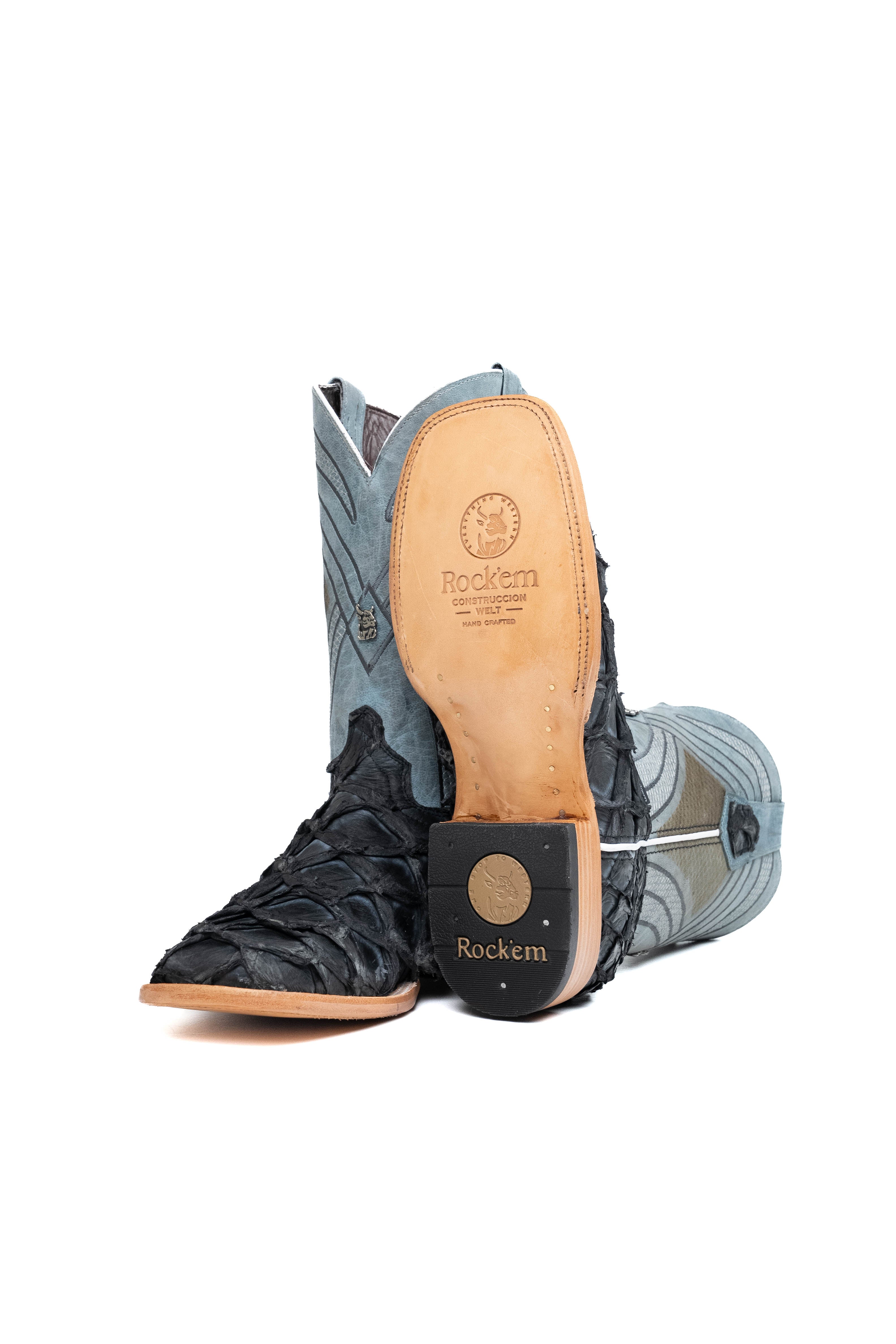 Monroe Pirarucu Square Toe Cowboy Boot