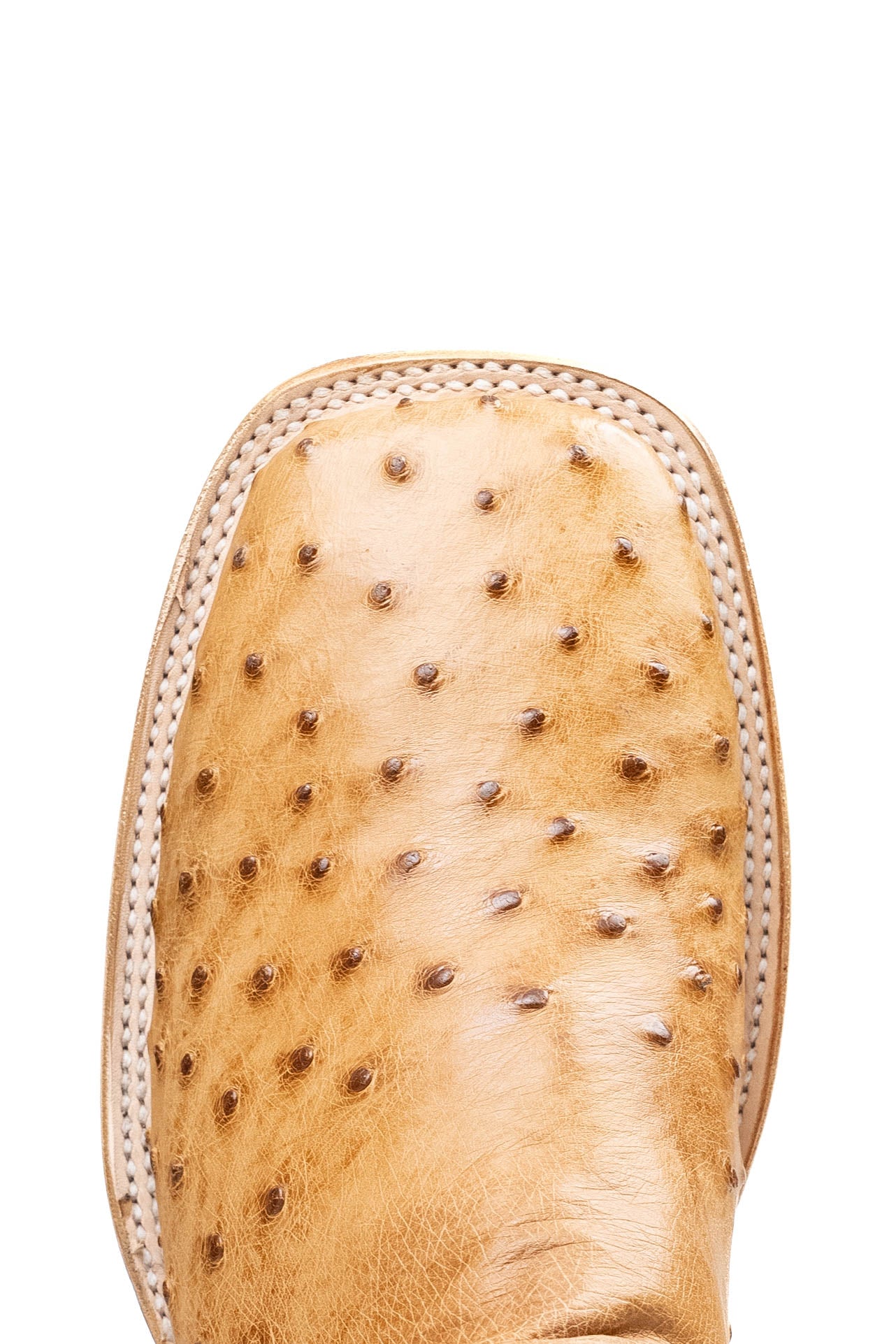 Lucas Exotic Ostrich Square Toe Cowboy Boot