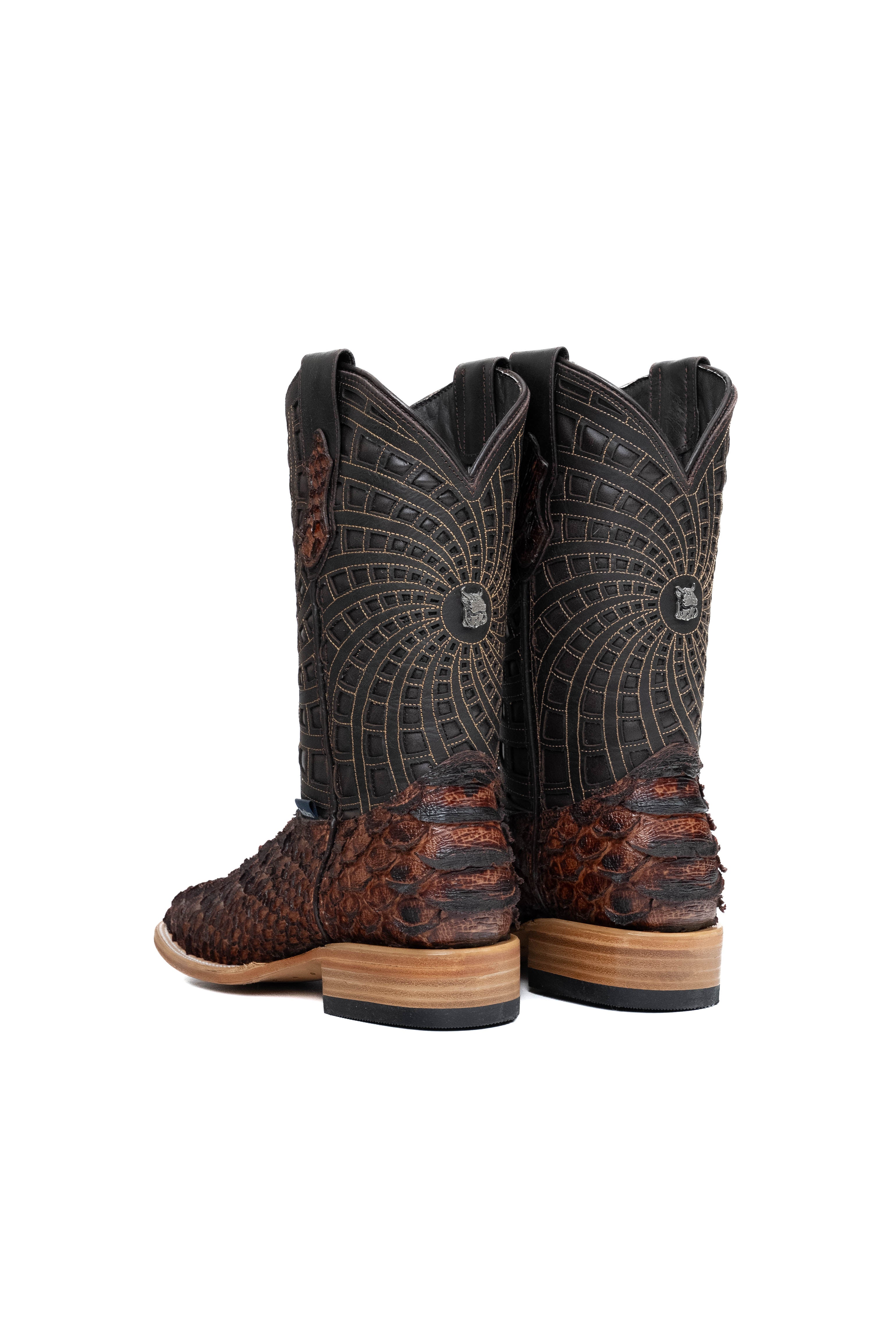 Brian Python Square Toe Cowboy Boot