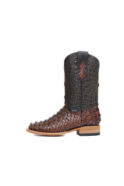 Brian Python Square Toe Cowboy Boot