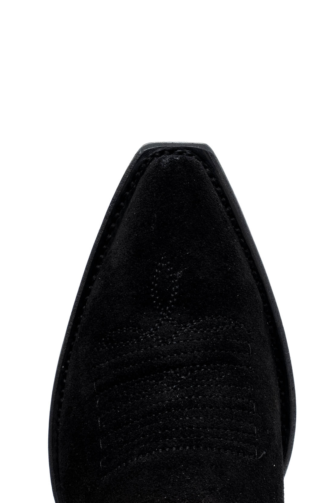 Iris Suede Red Bottom Wide Calf Snip Toe Cowgirl Boot