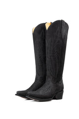 Presley Matte Python Tall Snip Toe Cowgirl Boot