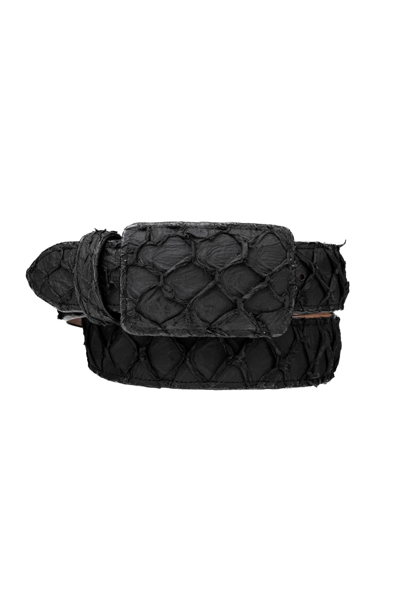 Tommy Exotic Pirarucu Cowboy Belt