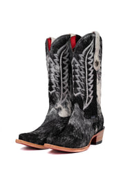 Charlotte Cowhide Red Bottom Snip Toe Cowgirl Boot Size 7 Box VW44