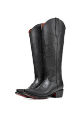 Scarlett Tall Red Bottom Snip Toe Cowgirl Boot