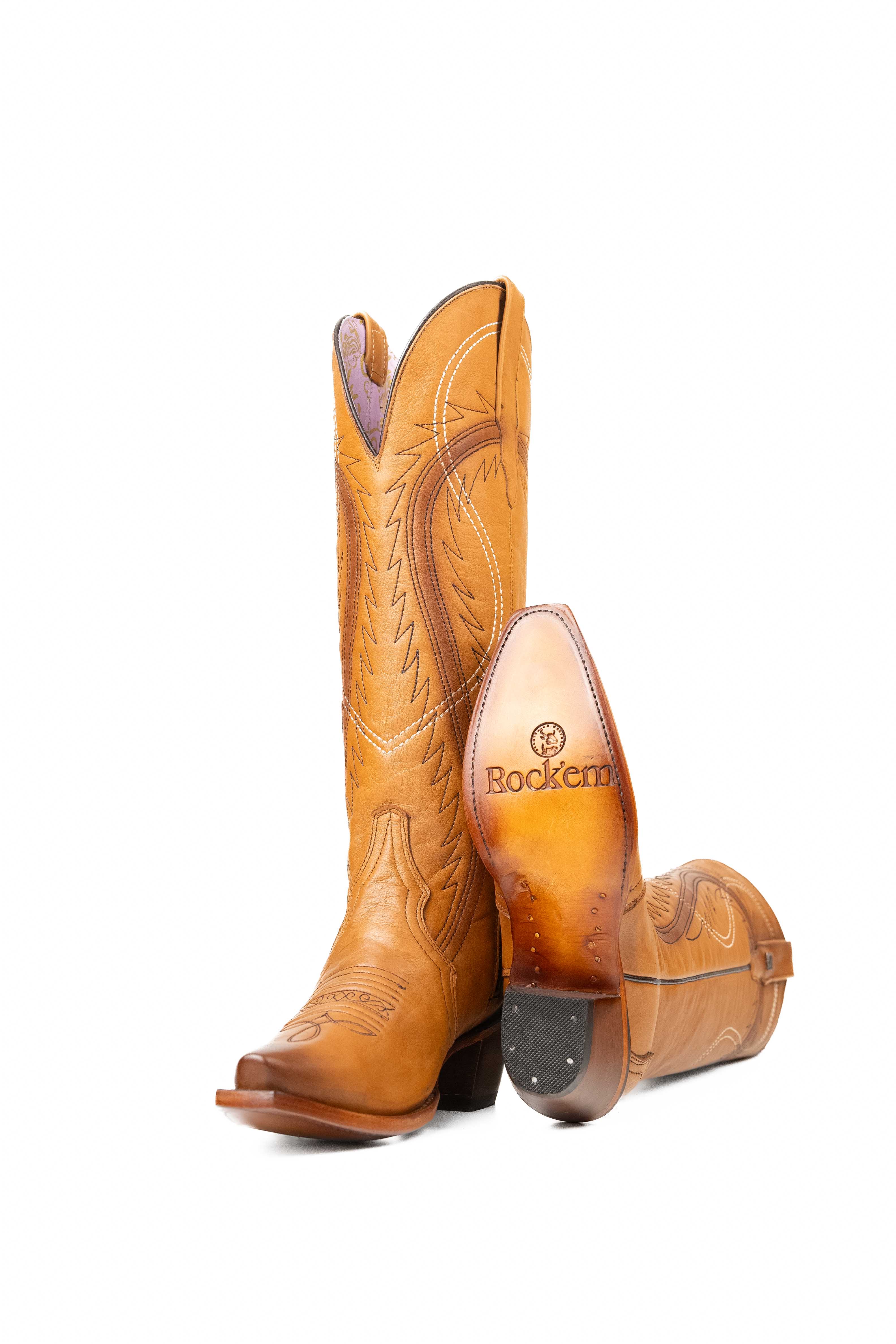 Estella Tall Snip Toe Cowgirl Boot – Rock'Em