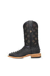 Bradley Matte Python Square Toe Cowboy Boot