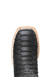 Bradley Matte Python Square Toe Cowboy Boot