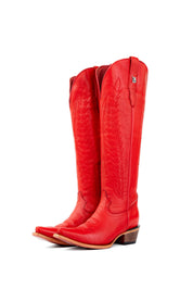 Valentina Tall Red Bottom Snip Toe Cowgirl Boot