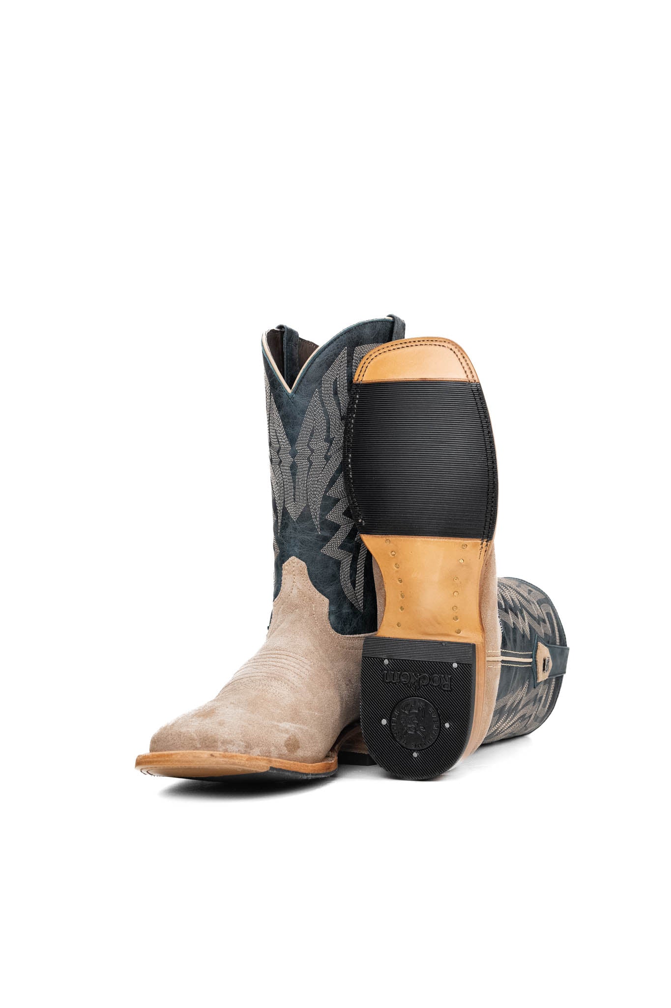 Maverick Roughout Square Toe Cowboy Boot – Rock'Em