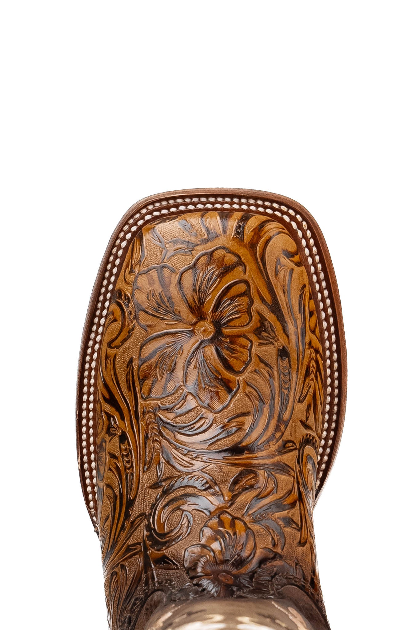 Paraiso Tooled Square Toe Cowgirl Boot