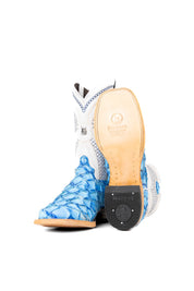 Jones Exotic Pirarucu Square Toe Cowboy Boot