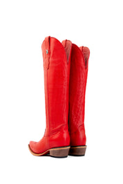 Valentina Tall Red Bottom Snip Toe Cowgirl Boot