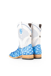 Jones Exotic Pirarucu Square Toe Cowboy Boot