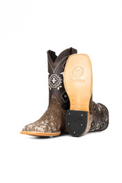 Men's Cowhide Square Toe Cowboy Boot Size 9.5 Box NM55