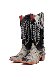 Charlotte Cowhide Red Bottom Snip Toe Cowgirl Boot Size 8 Box VW61