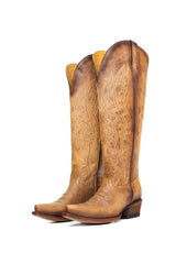 Alexia Tall Wide Calf Snip Toe Cowgirl Boot