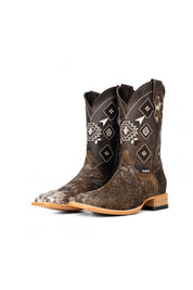 Men's Cowhide Square Toe Cowboy Boot Size 9.5 Box NM57