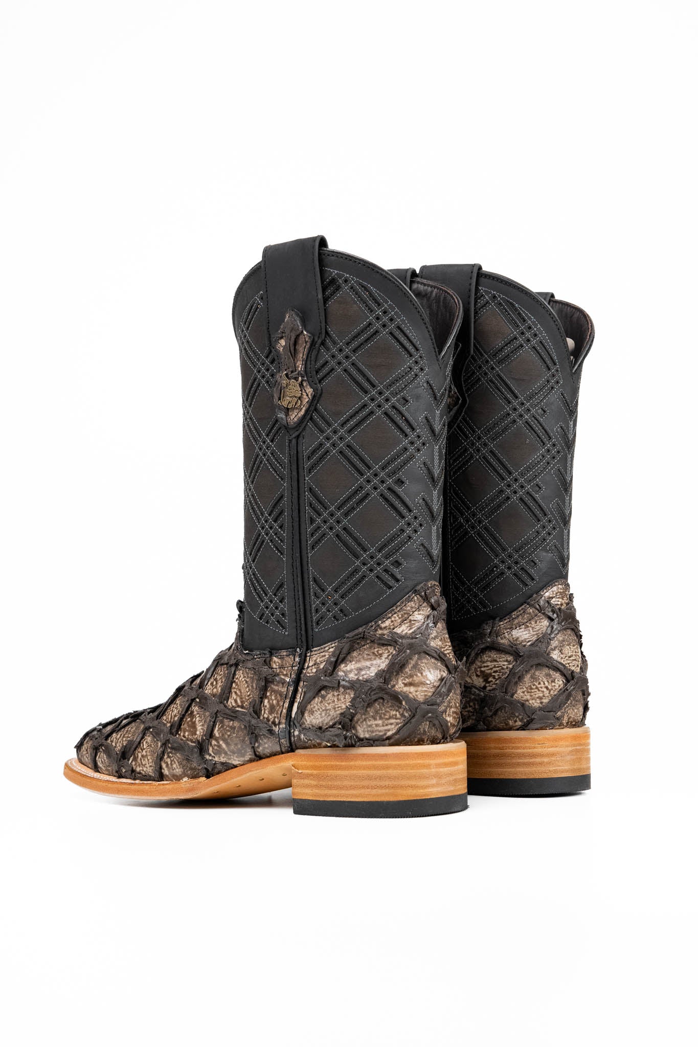 Bradley Pirarucu Square Toe Cowboy Boot – Rock'Em