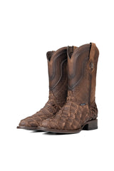 Lambeth Pirarucu Exotic Round Toe Cowboy Boot