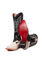 Charlotte Cowhide Red Bottom Snip Toe Cowgirl Boot Size 8.5 Box VW65