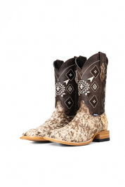 Men's Cowhide Square Toe Cowboy Boot Size 10 Box NM60