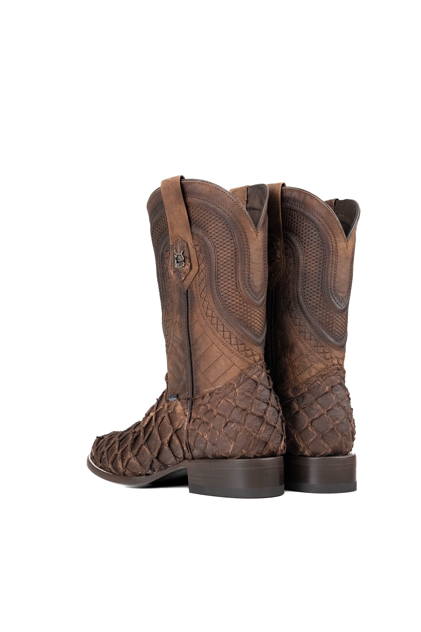 Lambeth Pirarucu Exotic Round Toe Cowboy Boot