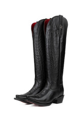 Valentina Tall Red Bottom Snip Toe Cowgirl Boot