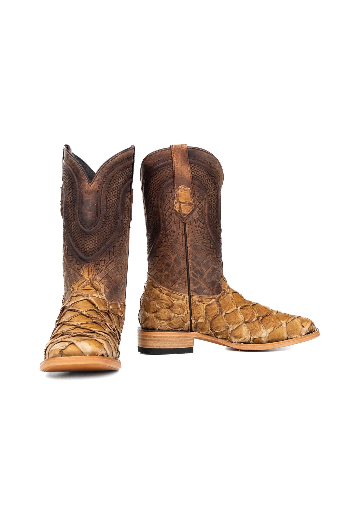 Lambeth Pirarucu Exotic Square Toe Cowboy Boot