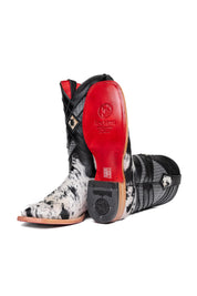 Prescott Cowhide Red Bottom Square Toe Cowboy Boot Size 10 Box TM65