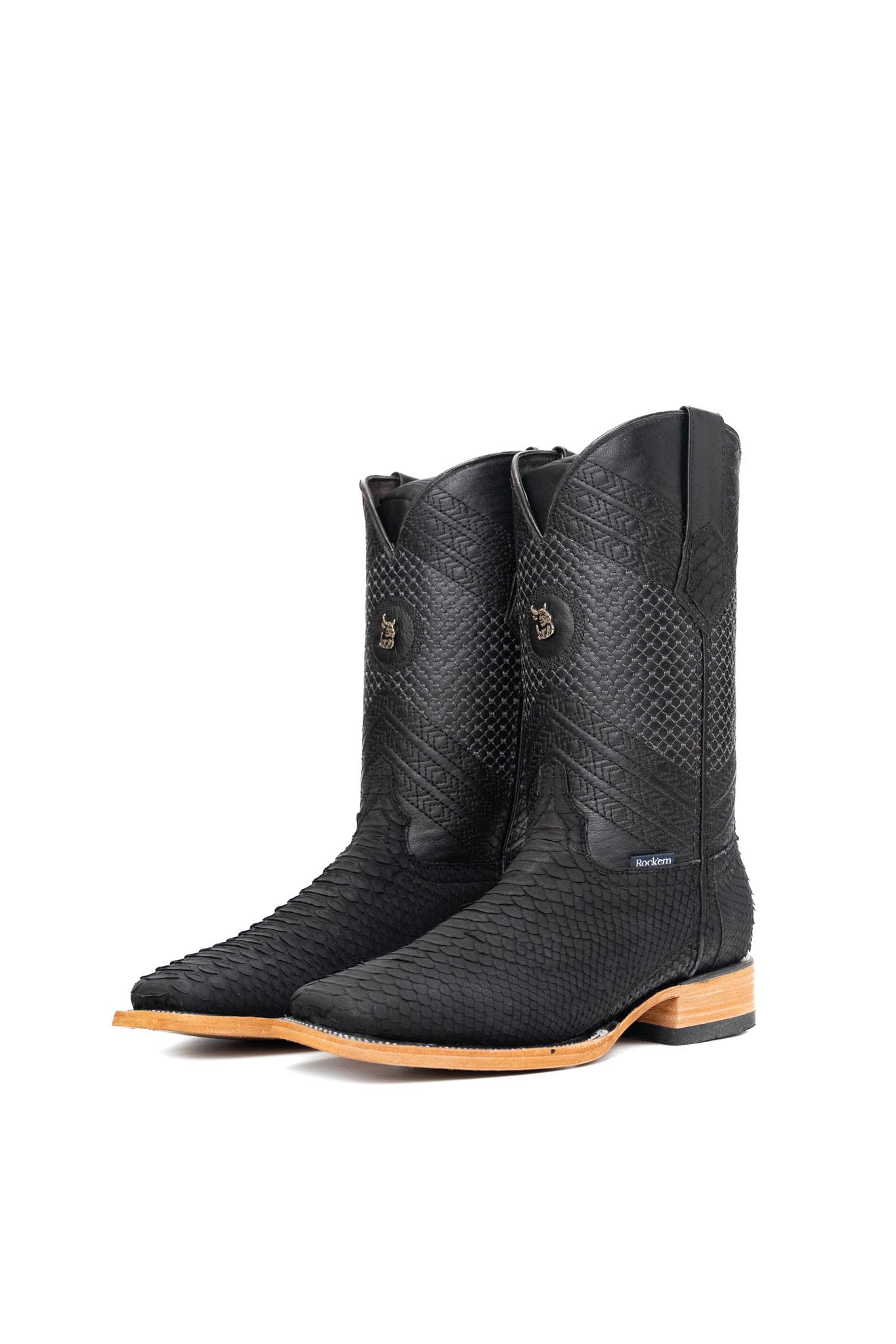 Andersen Python Exotic Square Toe Cowboy Boot