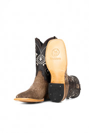 Men's Cowhide Square Toe Cowboy Boot Size 8.5 Box NM66